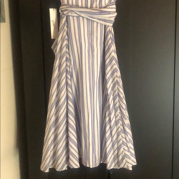 🎉🔥 HP!! NWT! Calvin Klein striped cotton dress size 2 - Picture 9 of 9